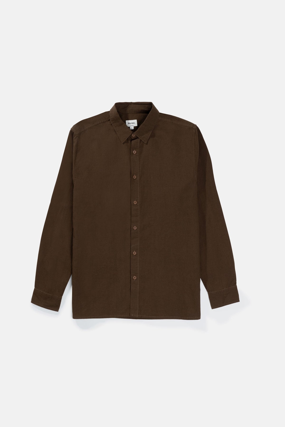 Classic Linen LS Shirt Chocolate – Rhythm New Zealand