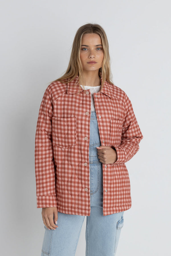 Lola Check Quilted Jacket