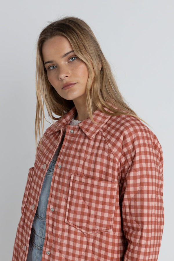 Lola Check Quilted Jacket