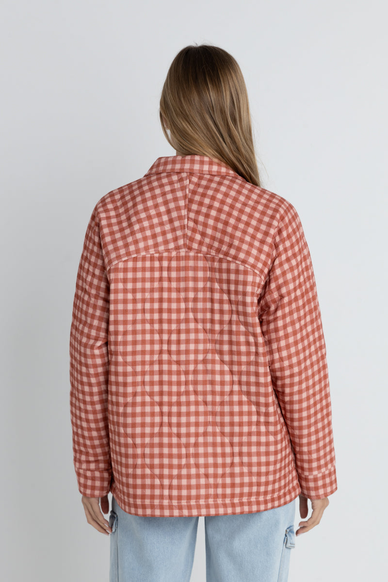 Lola Check Quilted Jacket
