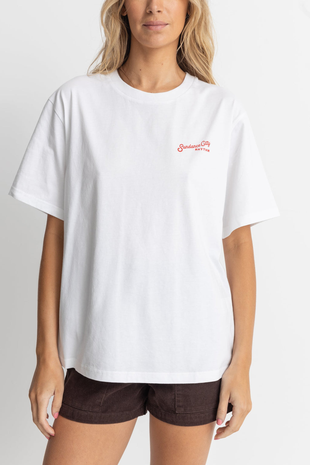 Motel Oversized T Shirt Vintage White