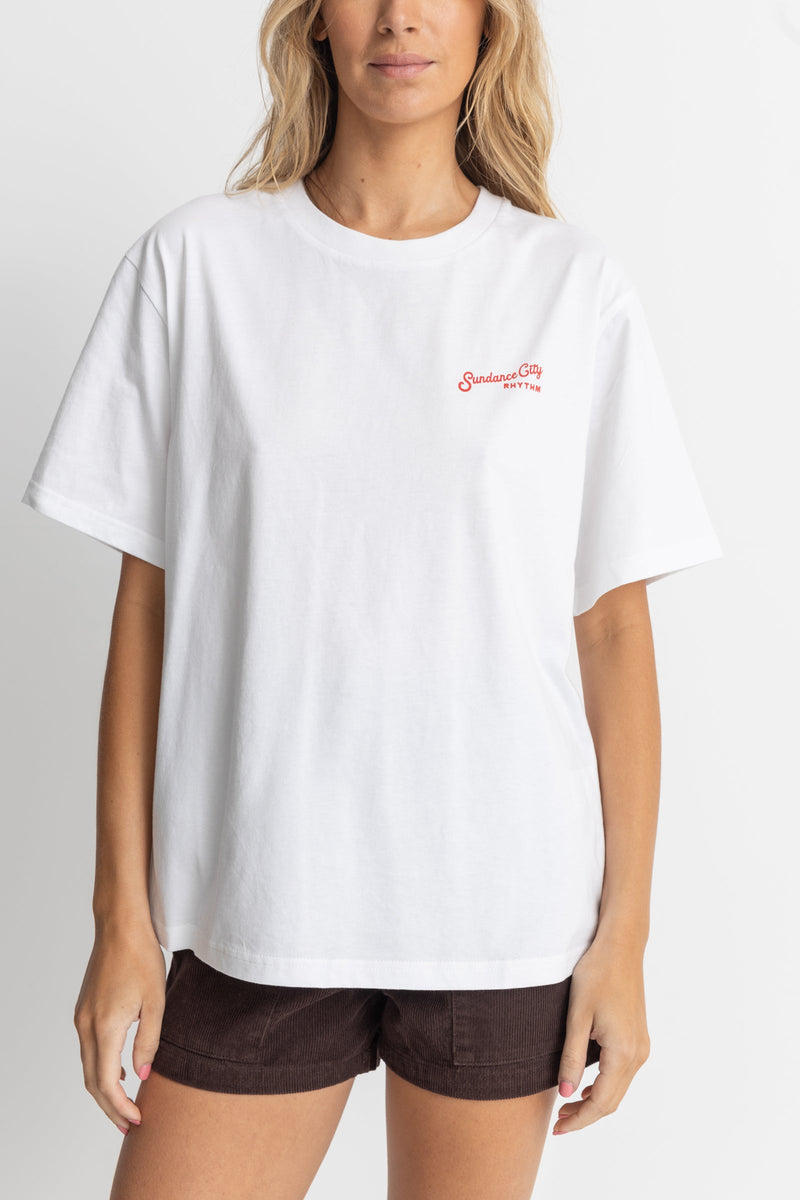 Motel Oversized T Shirt Vintage White Rhythm New Zealand