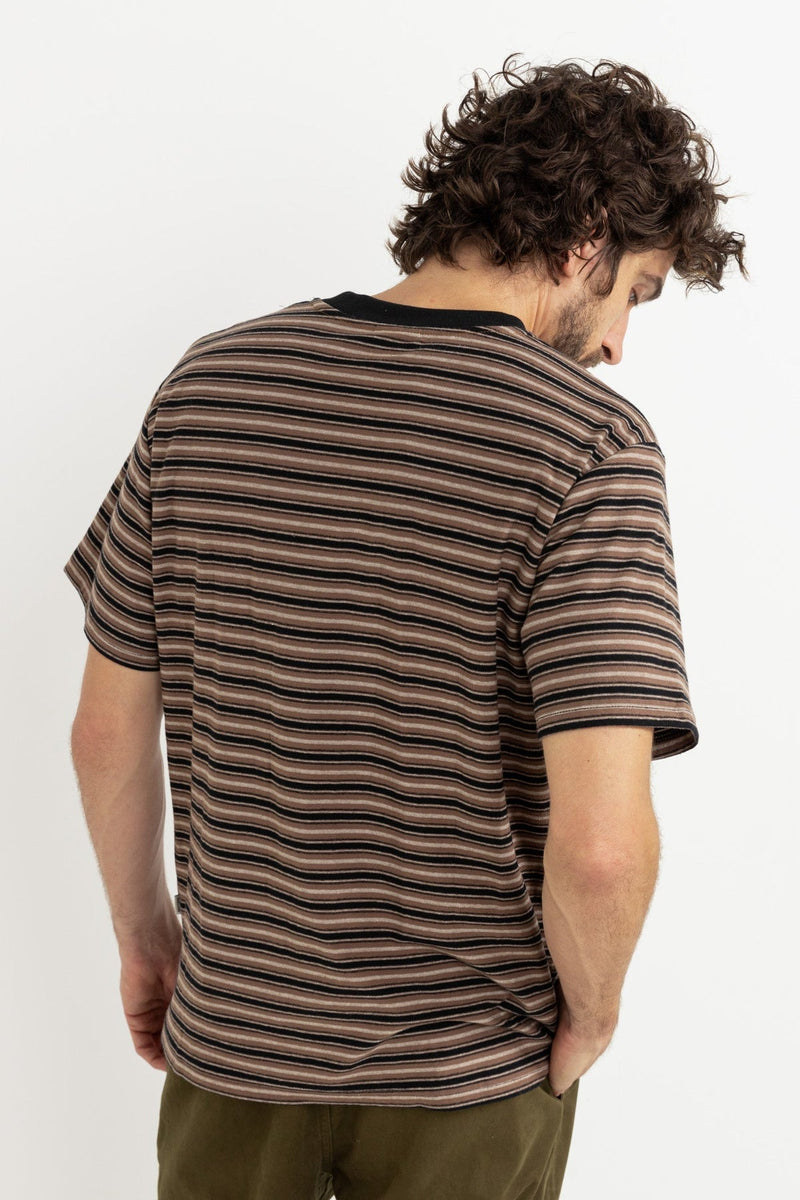 Vintage Stripe Ss T-Shirt Latte