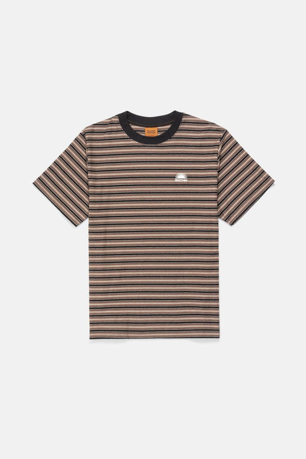 Vintage Stripe Ss T-Shirt Latte