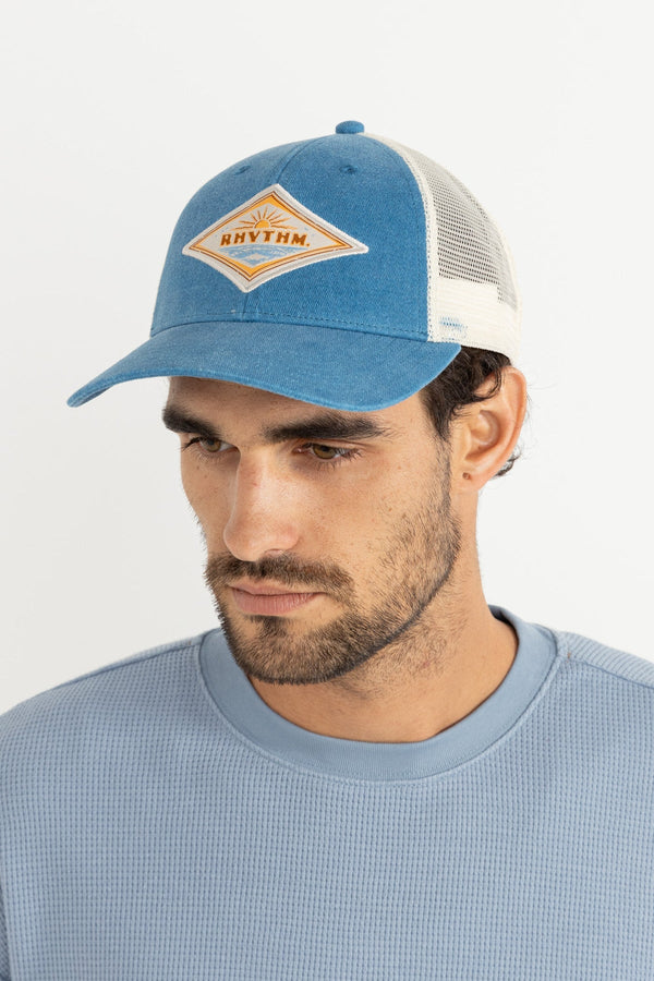 Frame Trucker Cap Blue
