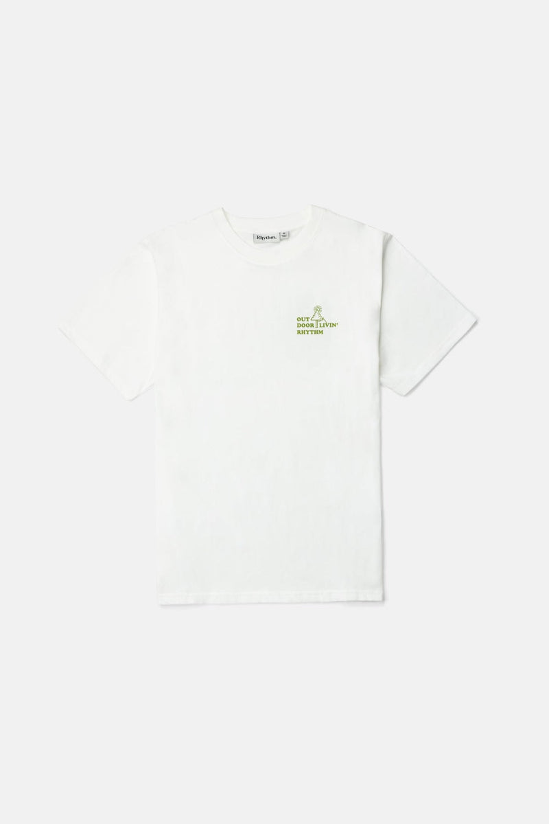 Outdoor Livin Ss T-Shirt Vintage White