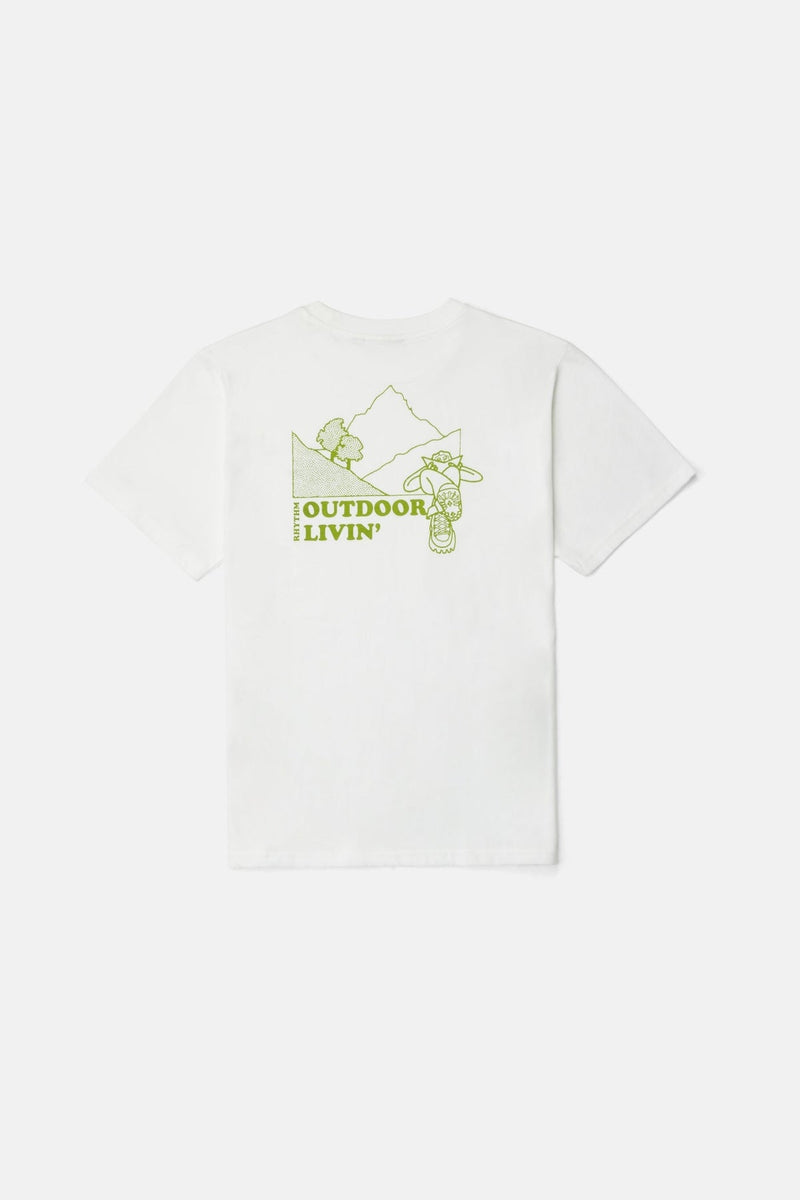 Outdoor Livin Ss T-Shirt Vintage White