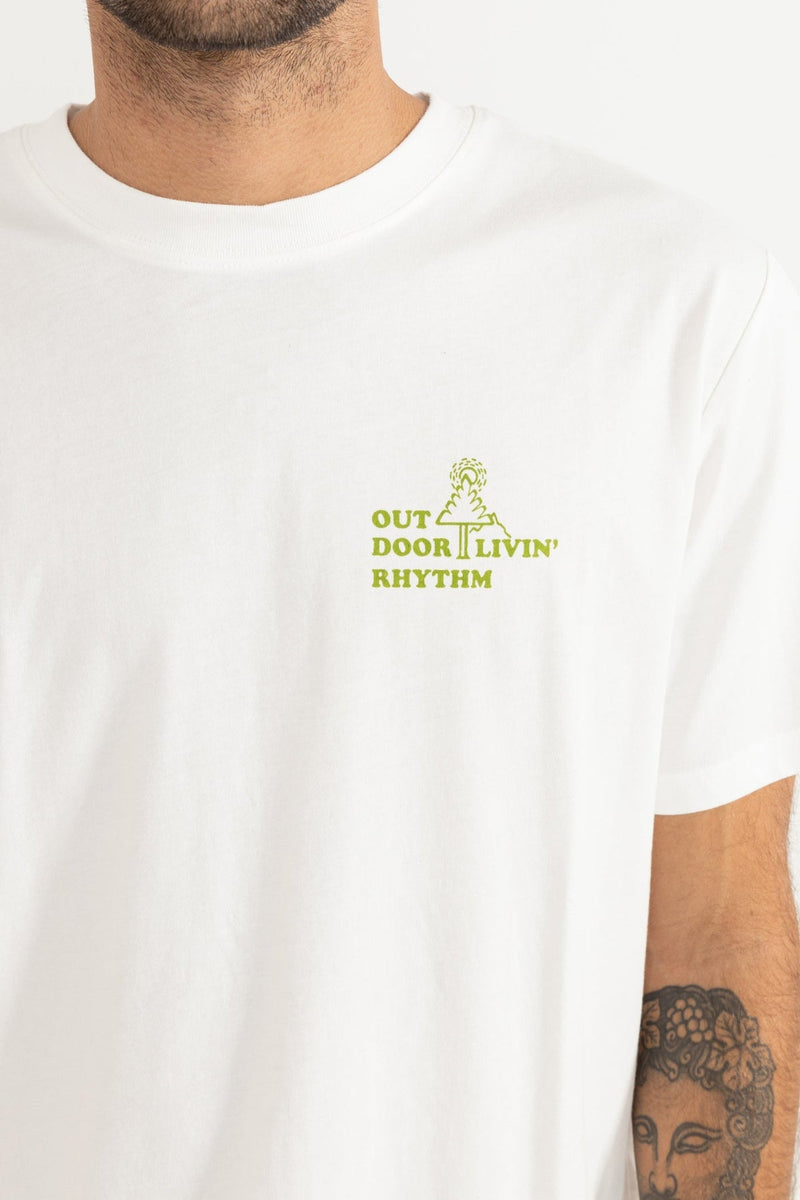 Outdoor Livin Ss T-Shirt Vintage White
