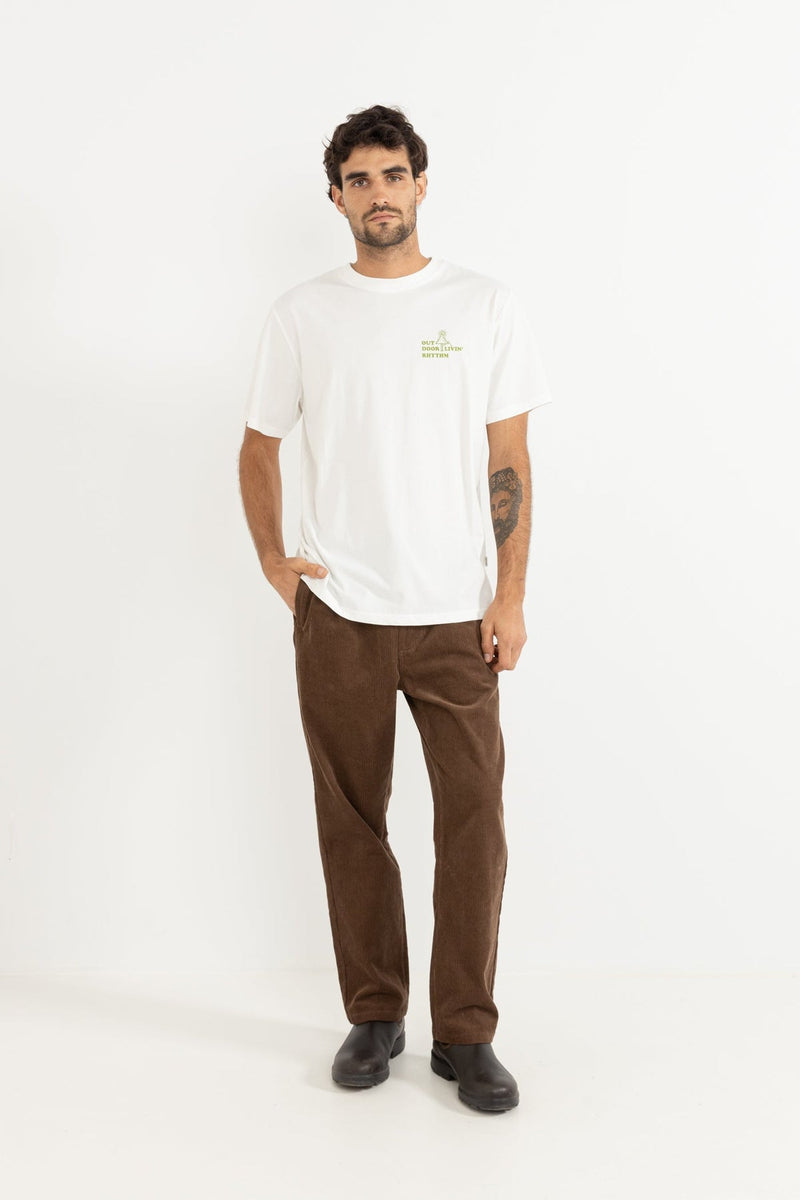 Outdoor Livin Ss T-Shirt Vintage White