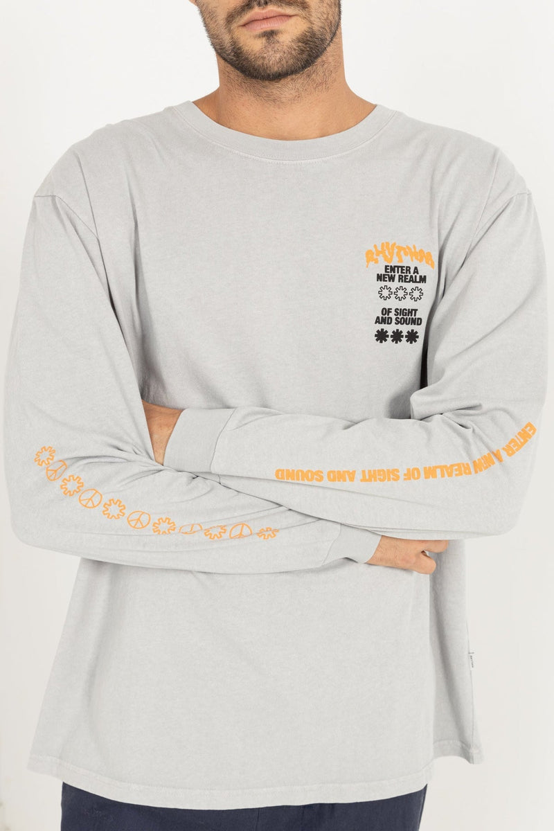 New Realm Vintage Ls T-Shirt Stone