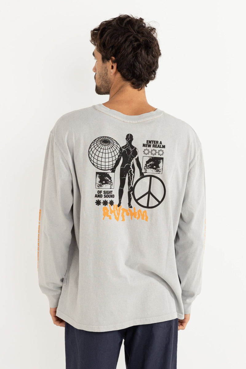 New Realm Vintage Ls T-Shirt Stone