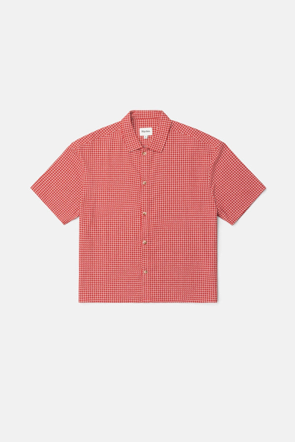 Rowen Check Ss Shirt Red