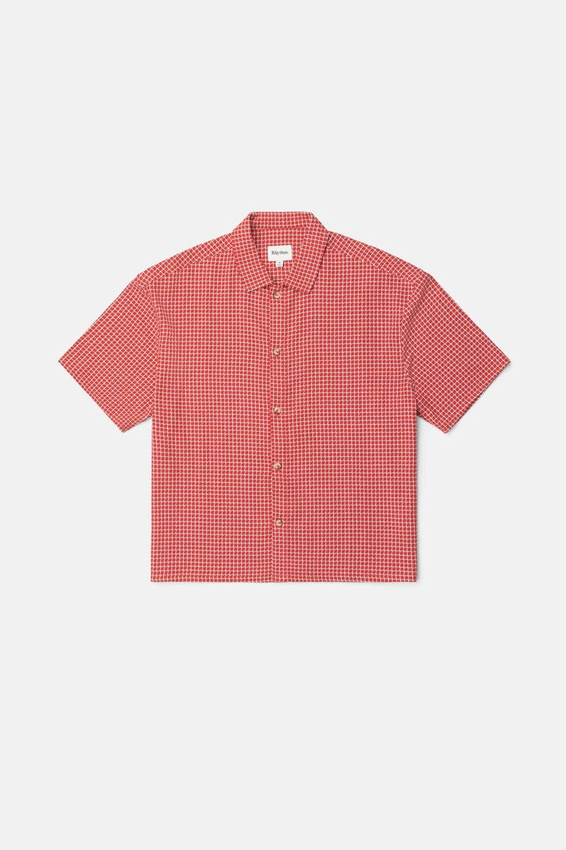 Rowen Check Ss Shirt Red