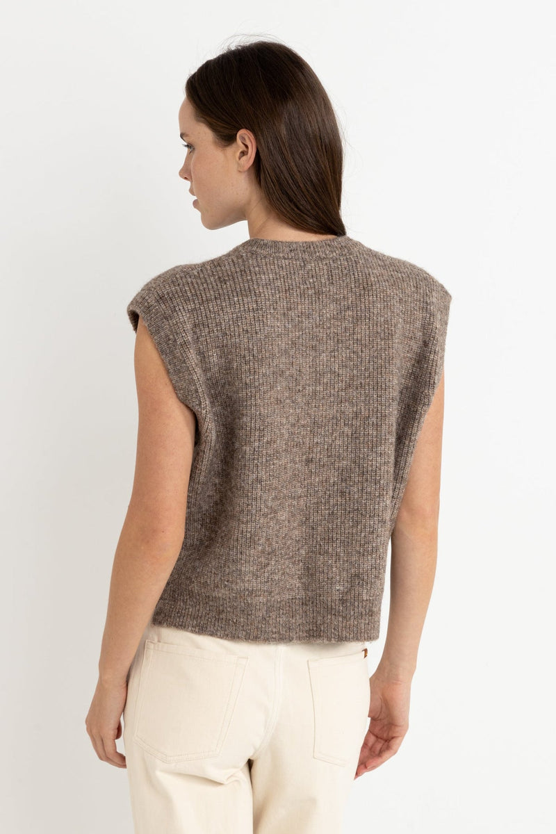 Quinn Knit Vest Oatmeal