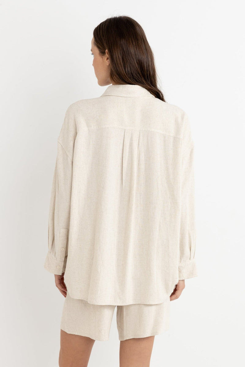 Sunray Oversized Long Sleeve Shirt Oat