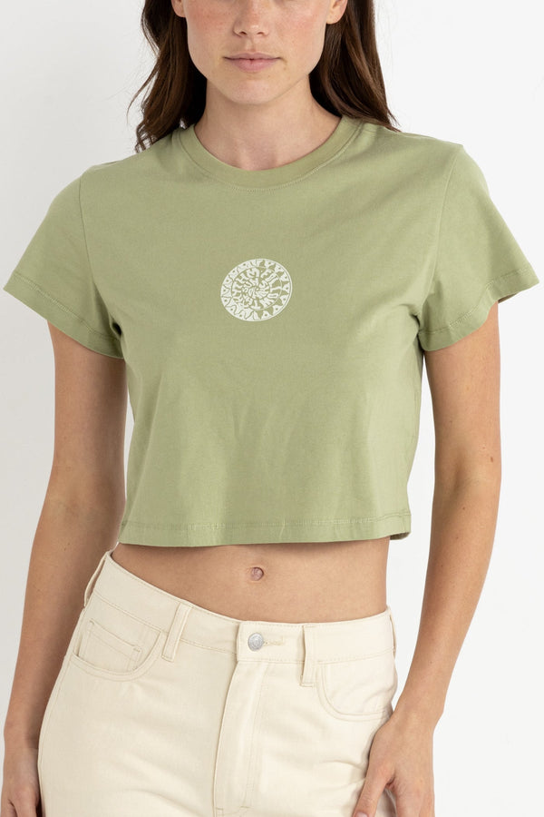 Rhythm Sun Crop Crew Tee