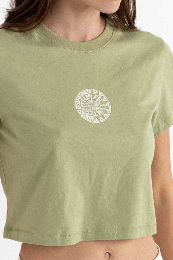 Rhythm Sun Crop Crew Tee