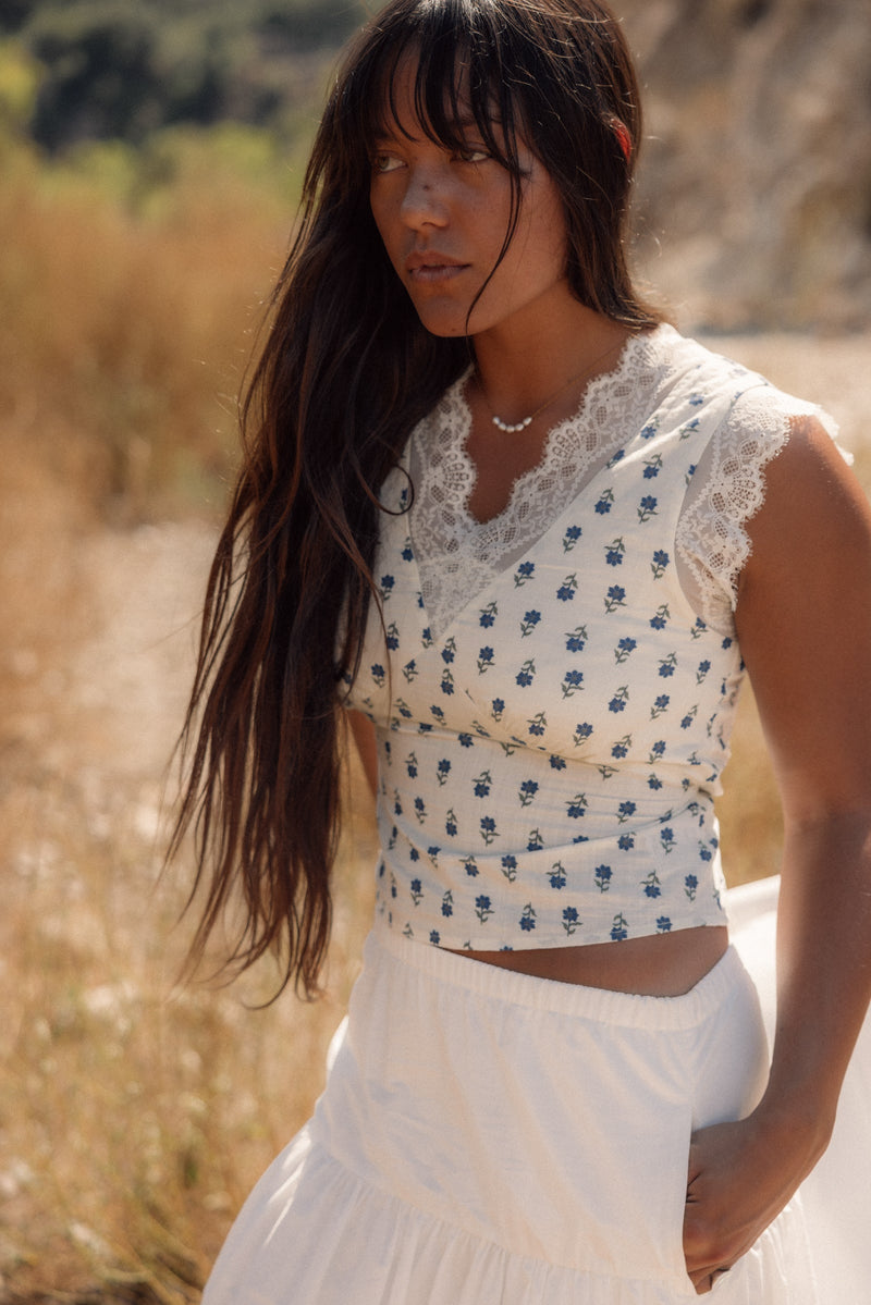 Primrose Lace Top Floral