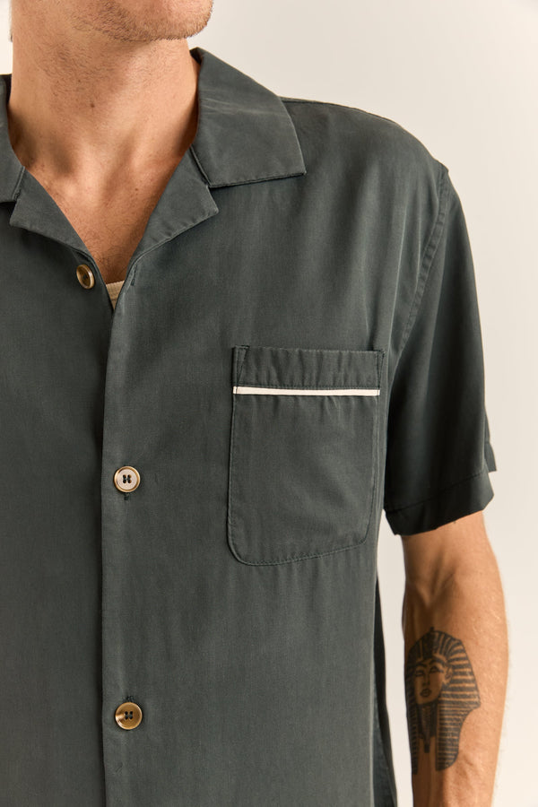 Daytona Ss Shirt Dark Olive