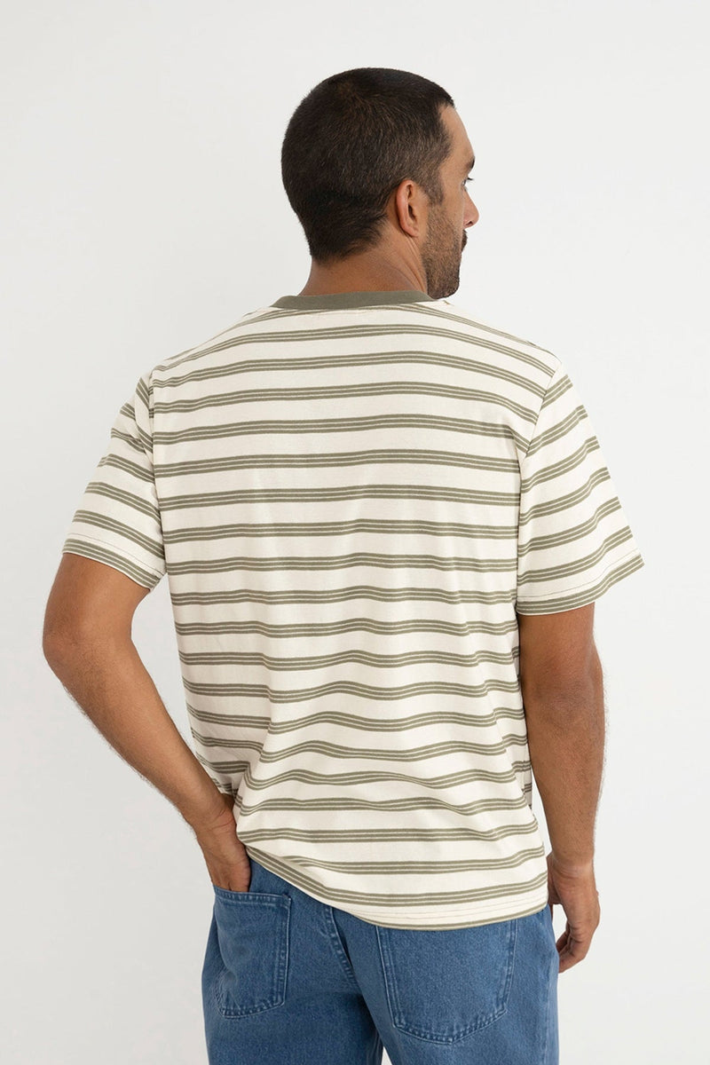 Vintage Stripe Ss T-Shirt Natural
