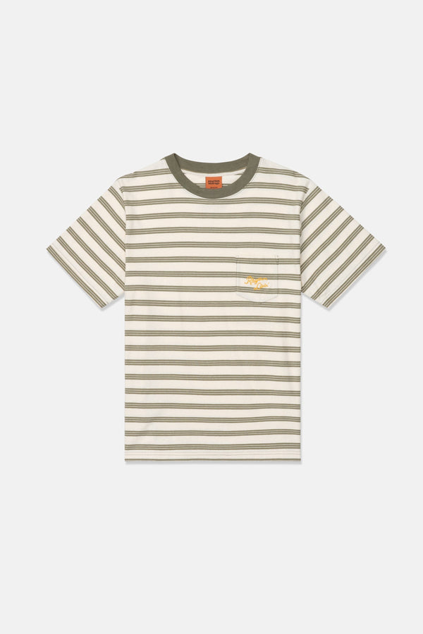 Vintage Stripe Ss T-Shirt Natural
