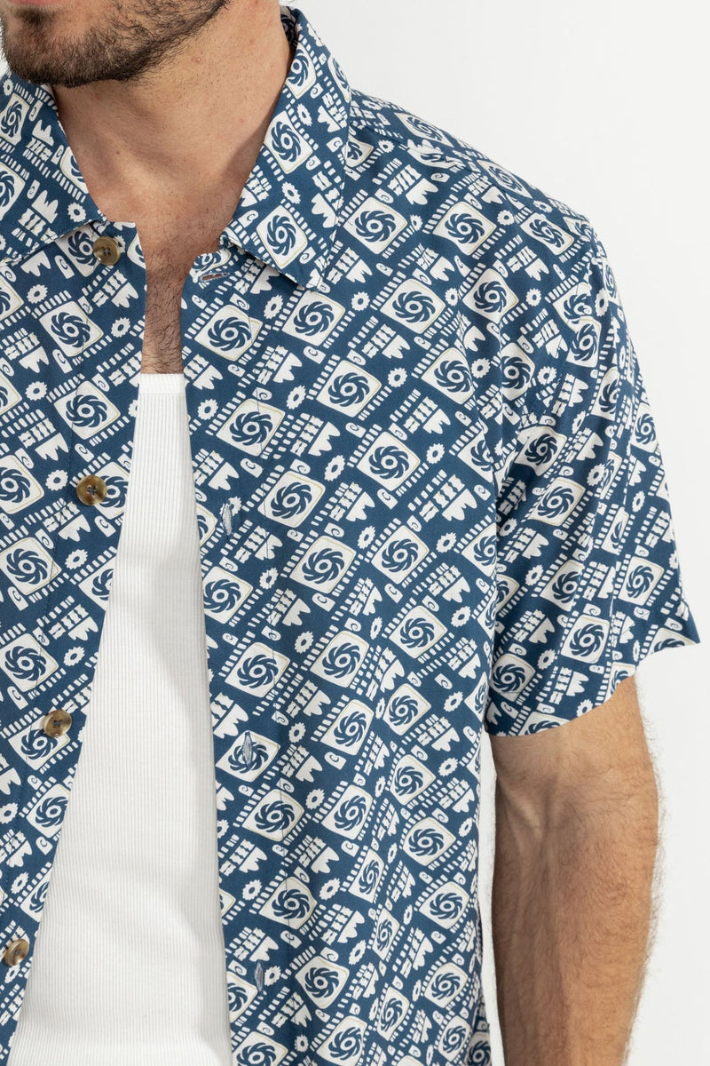 Sunday Ss Shirt Navy