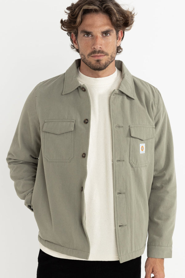 Sherpa Lined Work Shirt Sage