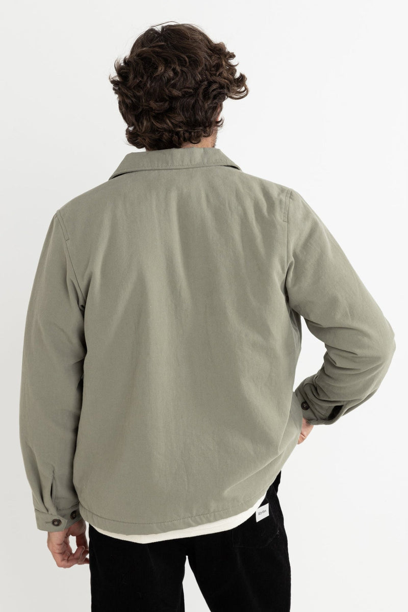 Sherpa Lined Work Shirt Sage