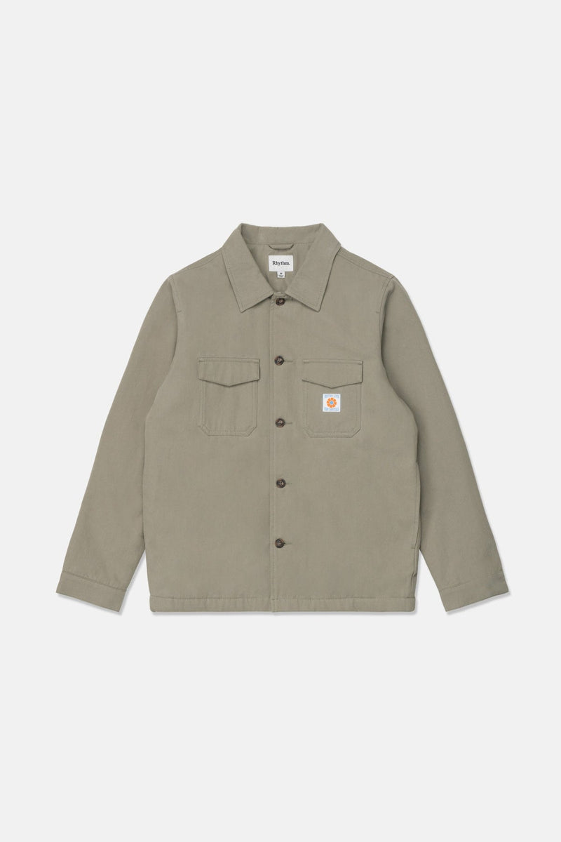 Sherpa Lined Work Shirt Sage
