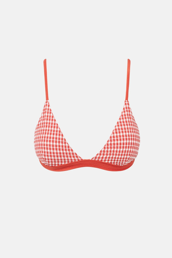 Lola Check Bralette Top