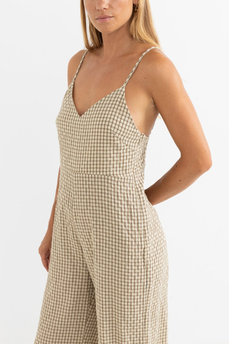 Luca Check Jumpsuit