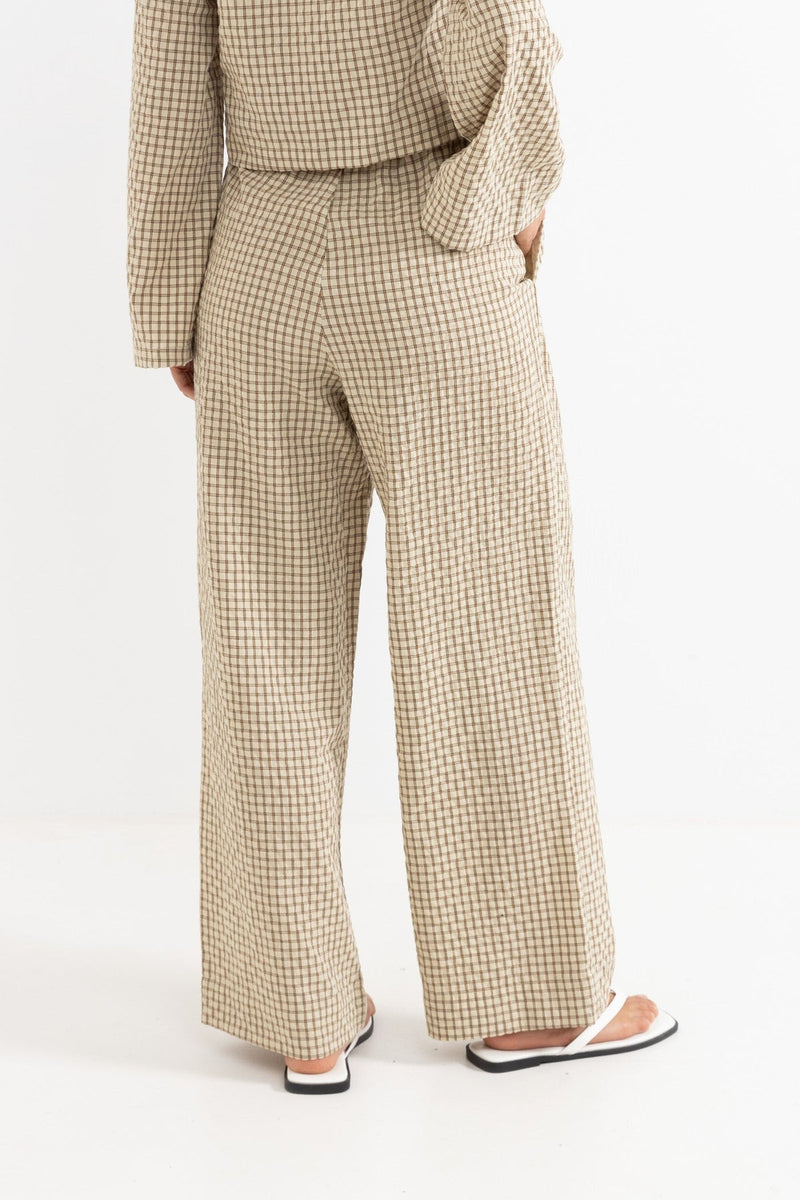 Luca Checked Drawstring Pant