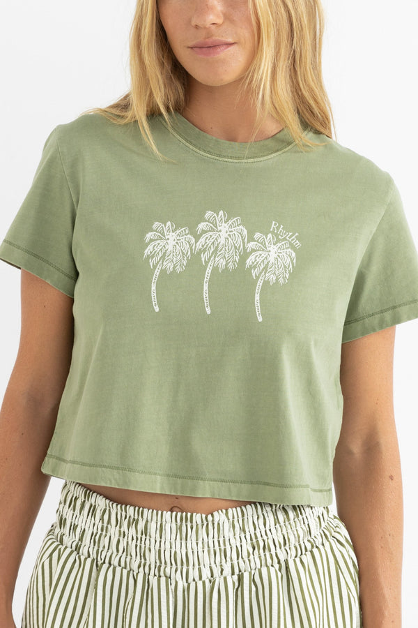 Palms Crop Crew Tee