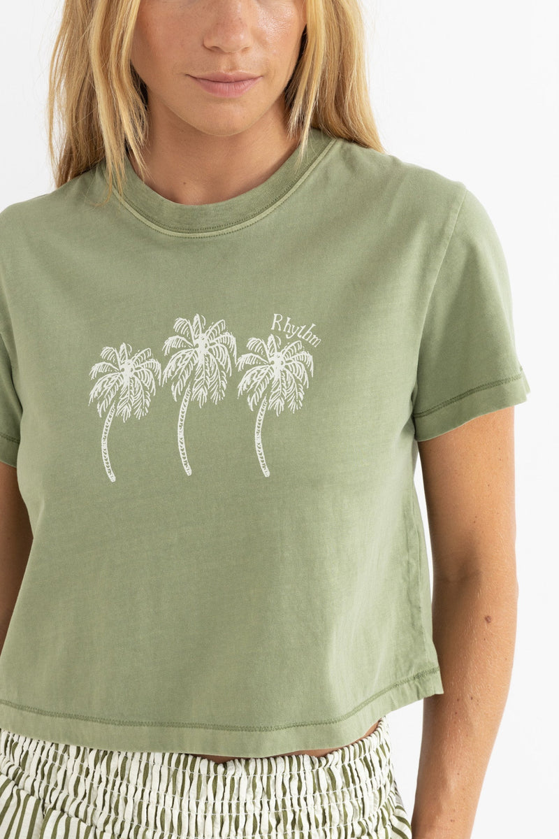 Palms Crop Crew Tee