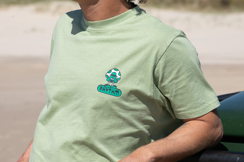 Plant Magic Vintage Ss T-Shirt Pistachio