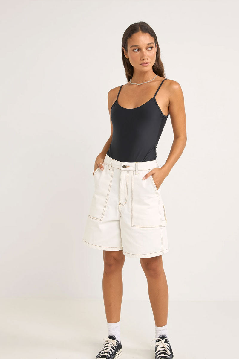 Camilla Carpenter Jorts Ivory