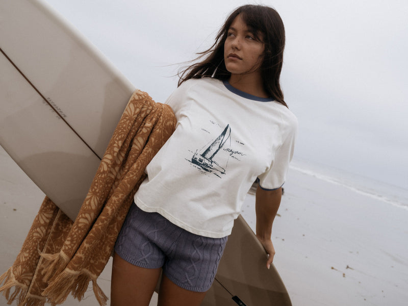 Stanley Cable Knit Short Slate