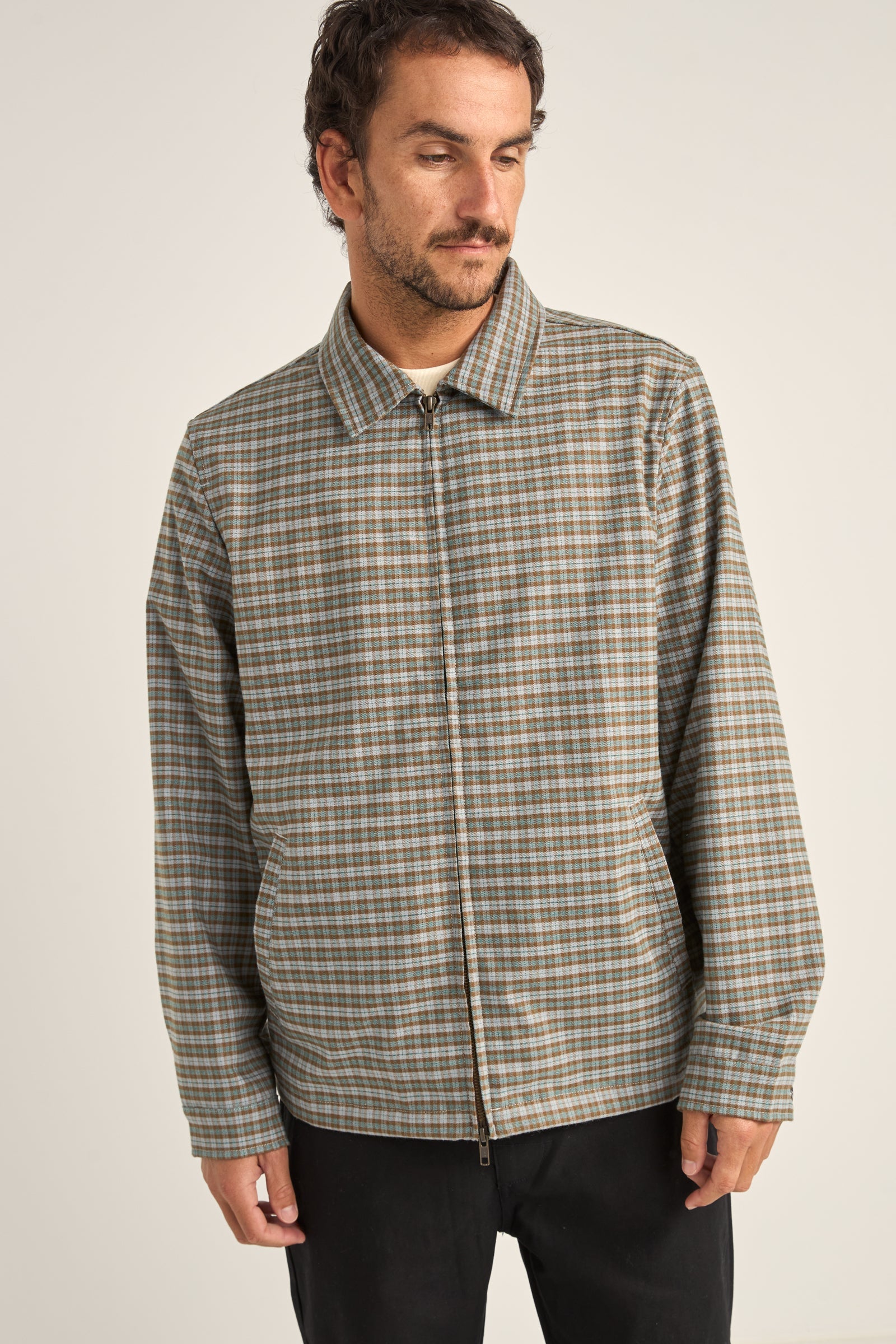 Jordy Check Jacket Blue Check – Rhythm New Zealand