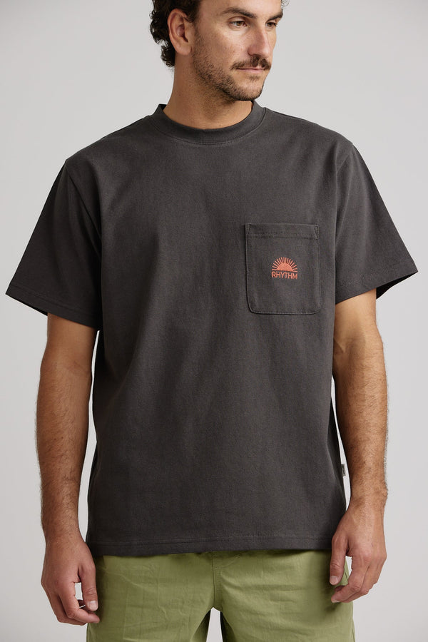 Heavy Vintage Pocket Emblem Ss T-Shirt