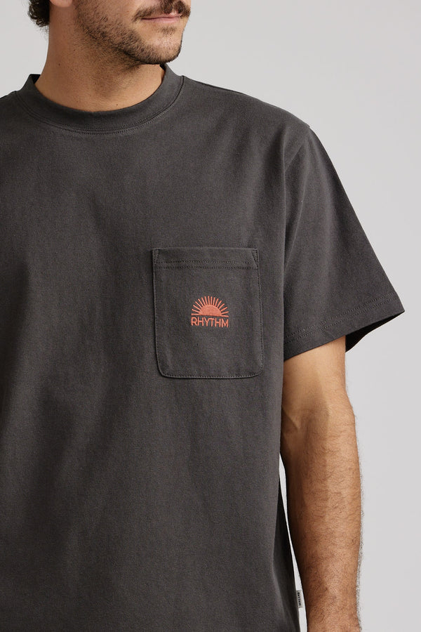 Heavy Vintage Pocket Emblem Ss T-Shirt