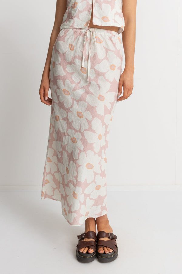Mimi Floral Bias Cut Maxi Skirt