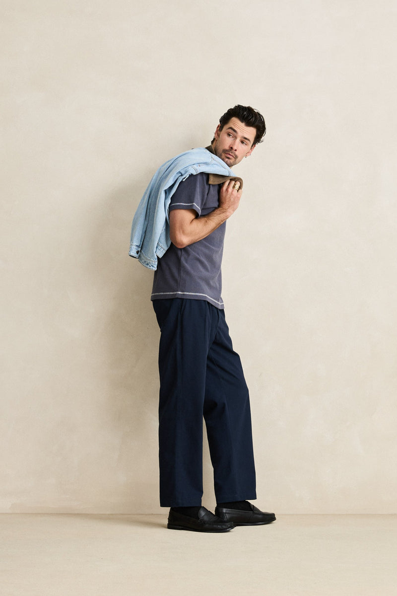 Ladder Vintage Terry Polo Vintage Navy