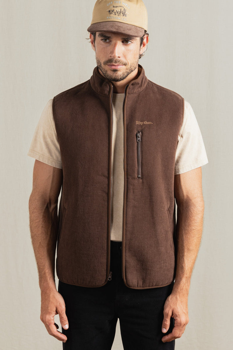 Essential Canvas Vest Tobacco