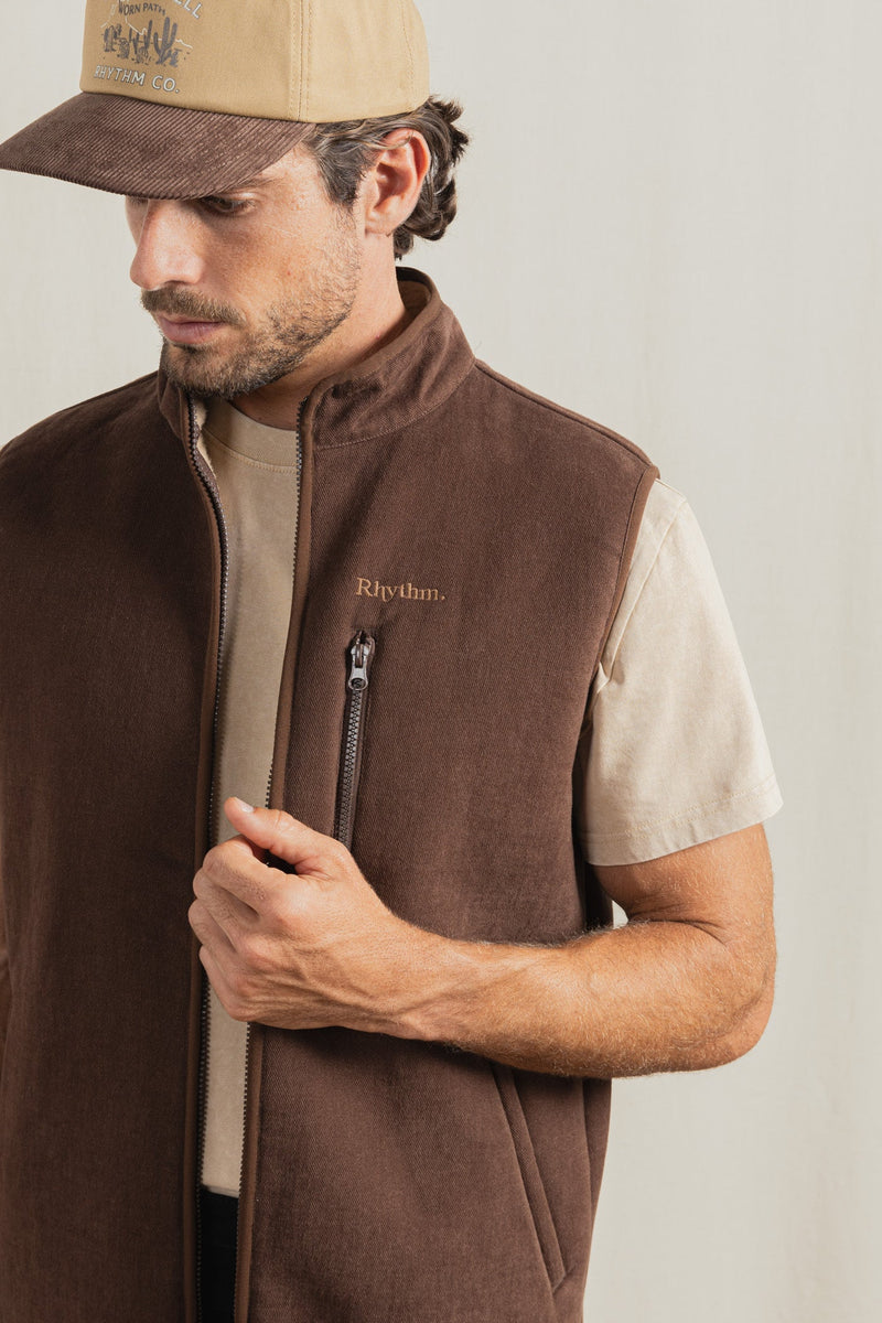 Essential Canvas Vest Tobacco