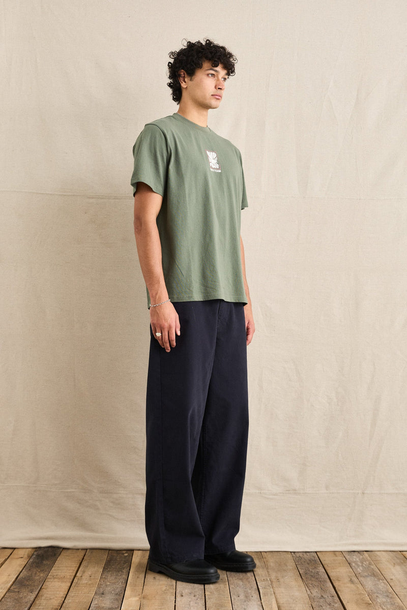 Imprint Vintage Ss T-Shirt Vintage Green