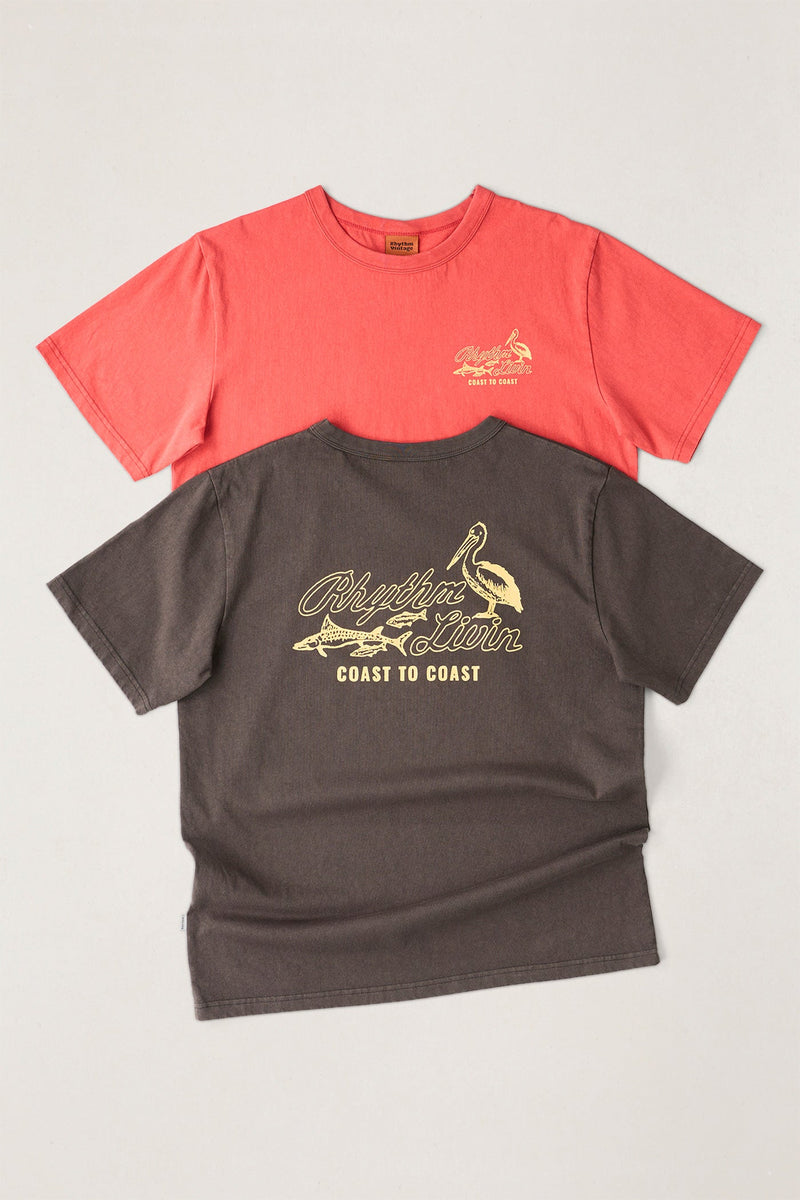 C2C Vintage Ss T-Shirt Vintage Red