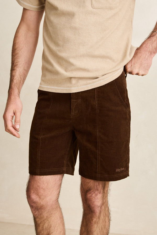 Haight Cord Short Chocolate