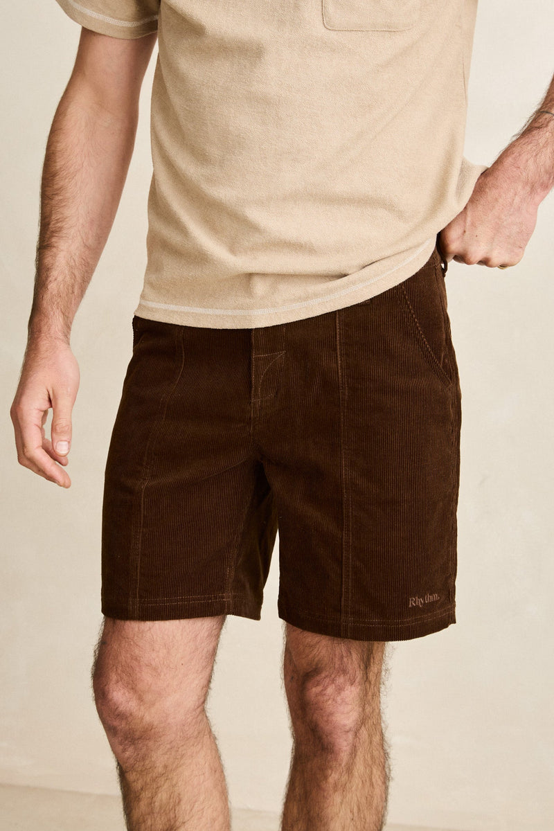 Haight Cord Short Chocolate