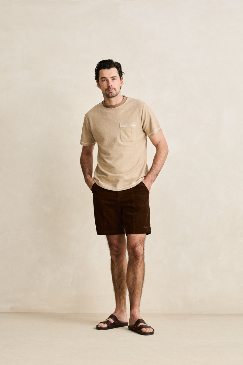 Haight Cord Short Chocolate