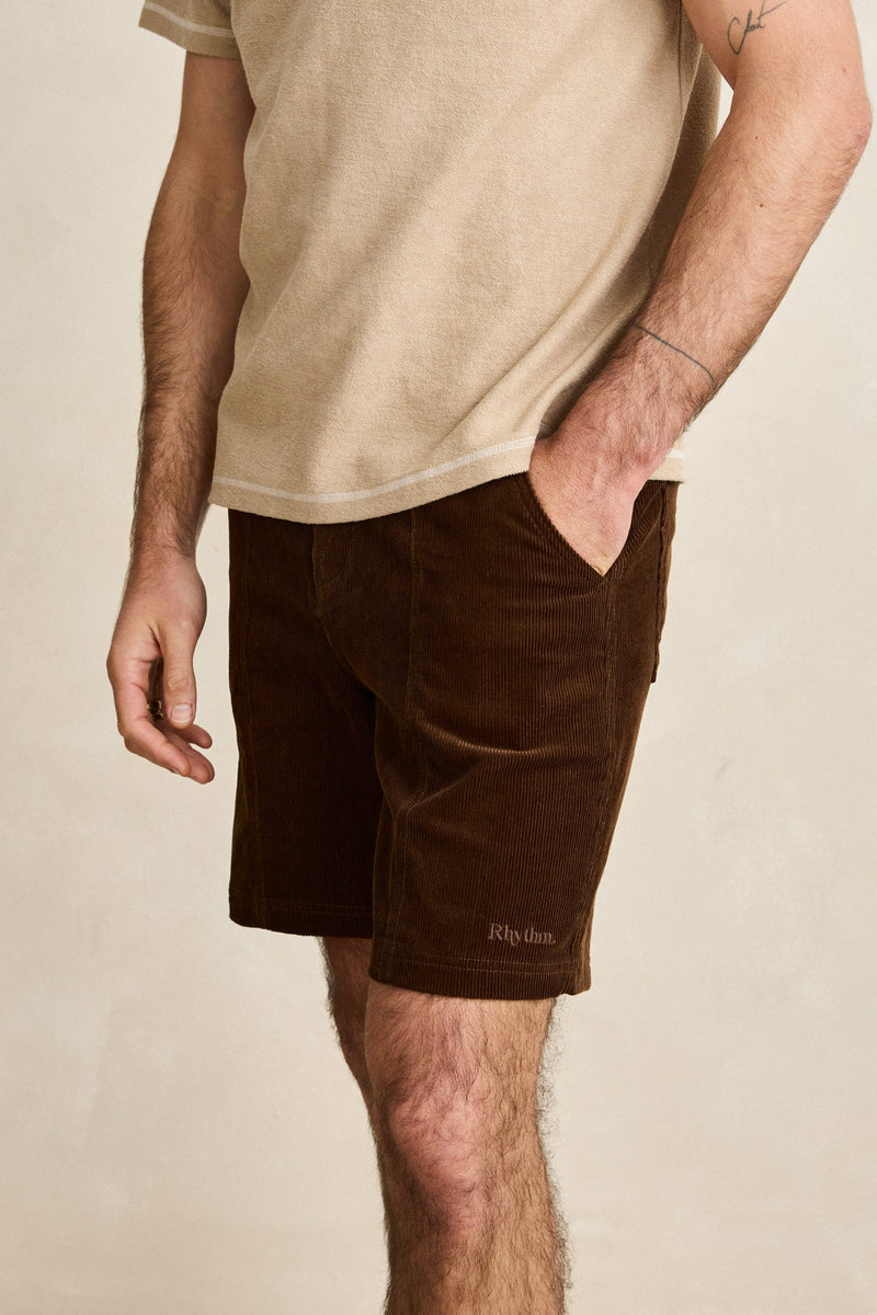 Haight Cord Short Chocolate